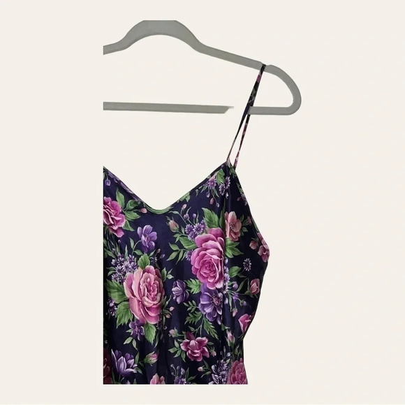 0305. VINTAGE‎ DENTELLE NEGLIGÉE SPAGHETTI STRAP SIZE LARGE - Picture 3 of 8